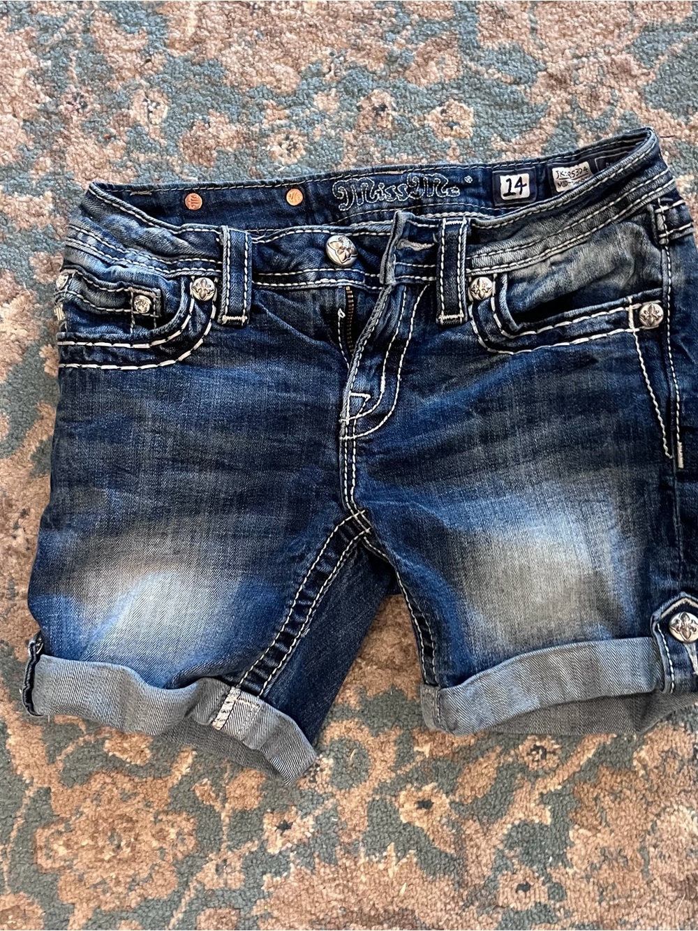 Miss Me Jean Shorts Size 14 Kids